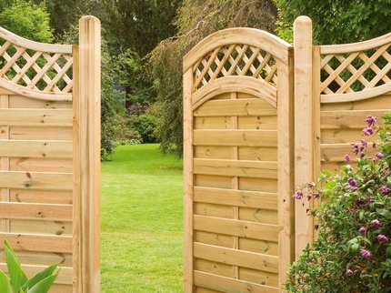 Garden gates can be part of the fencing we install to customers across Norfolk